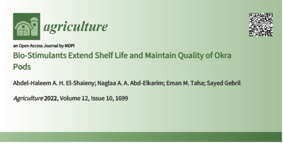 Bio-Stiumlants Extend Shelf Life and Maintain Quality of Okra Pods